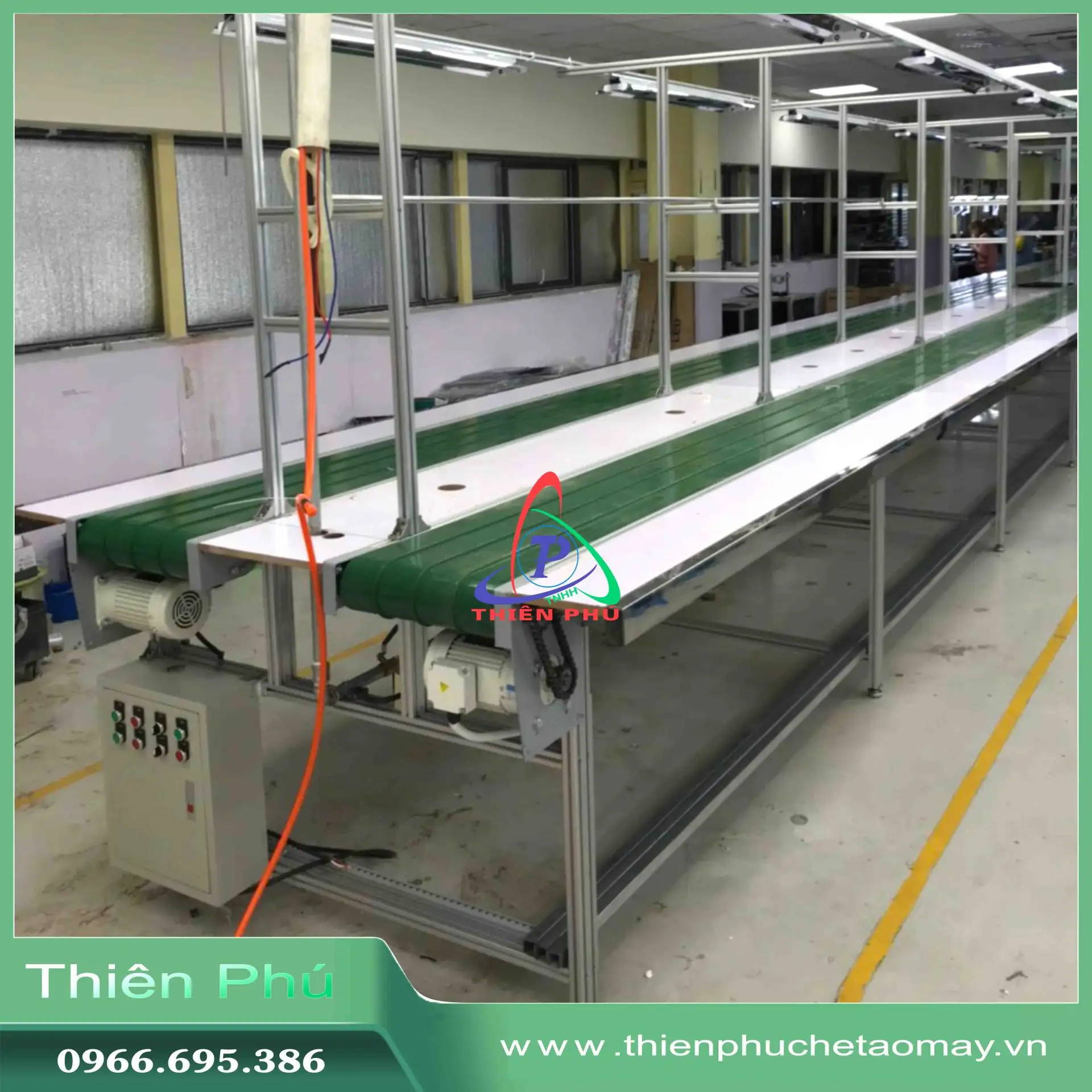 Băng Tải PVC Chuyền Linh Kiện