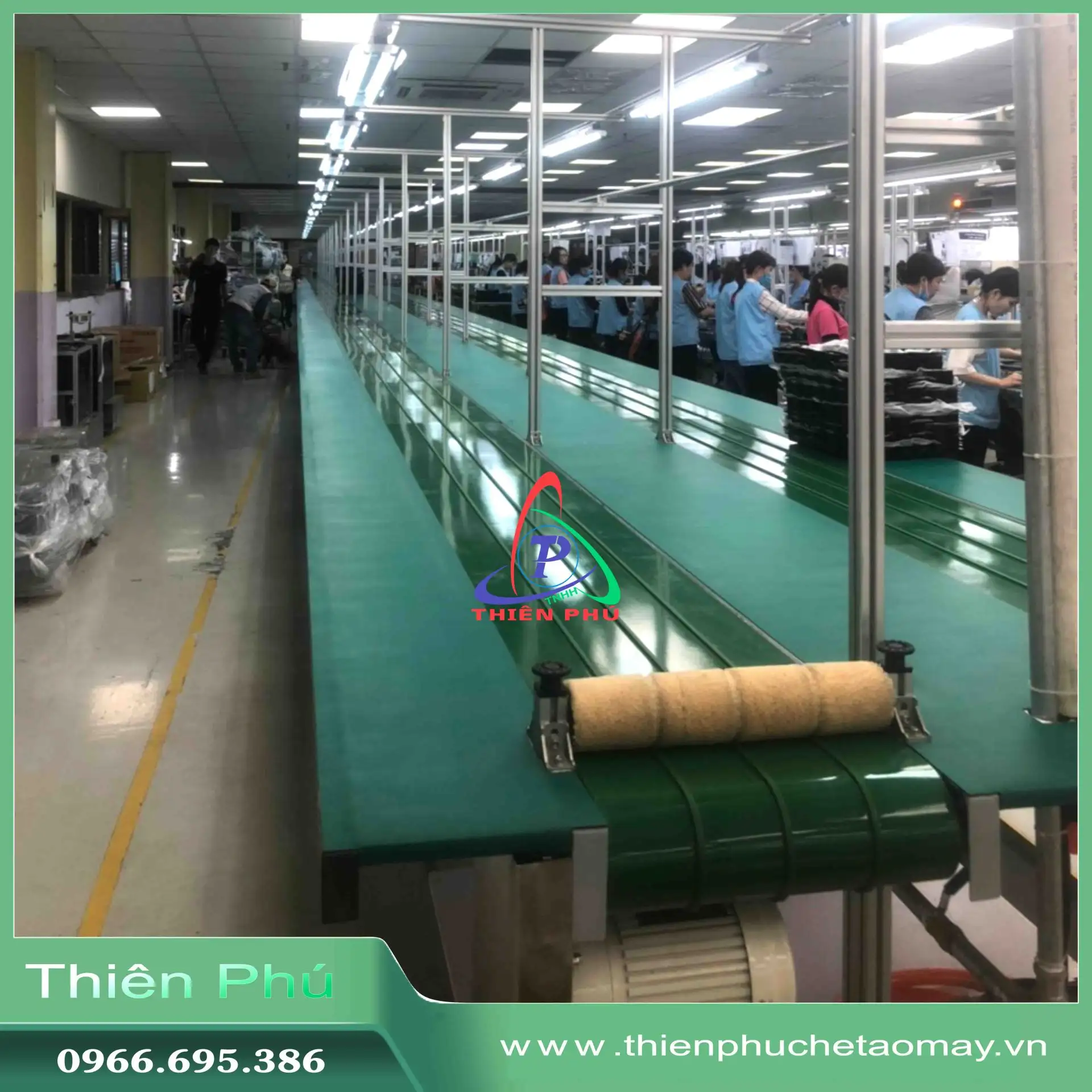 Băng Tải PVC Chuyền Linh Kiện