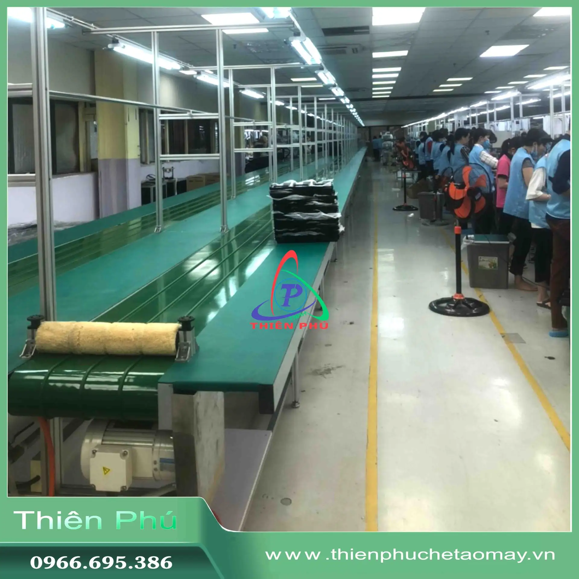 Băng Tải PVC Chuyền Linh Kiện