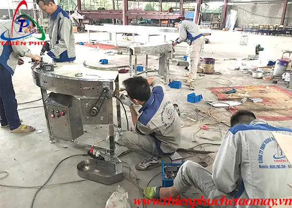 Băng Tải Góc Cong Inox