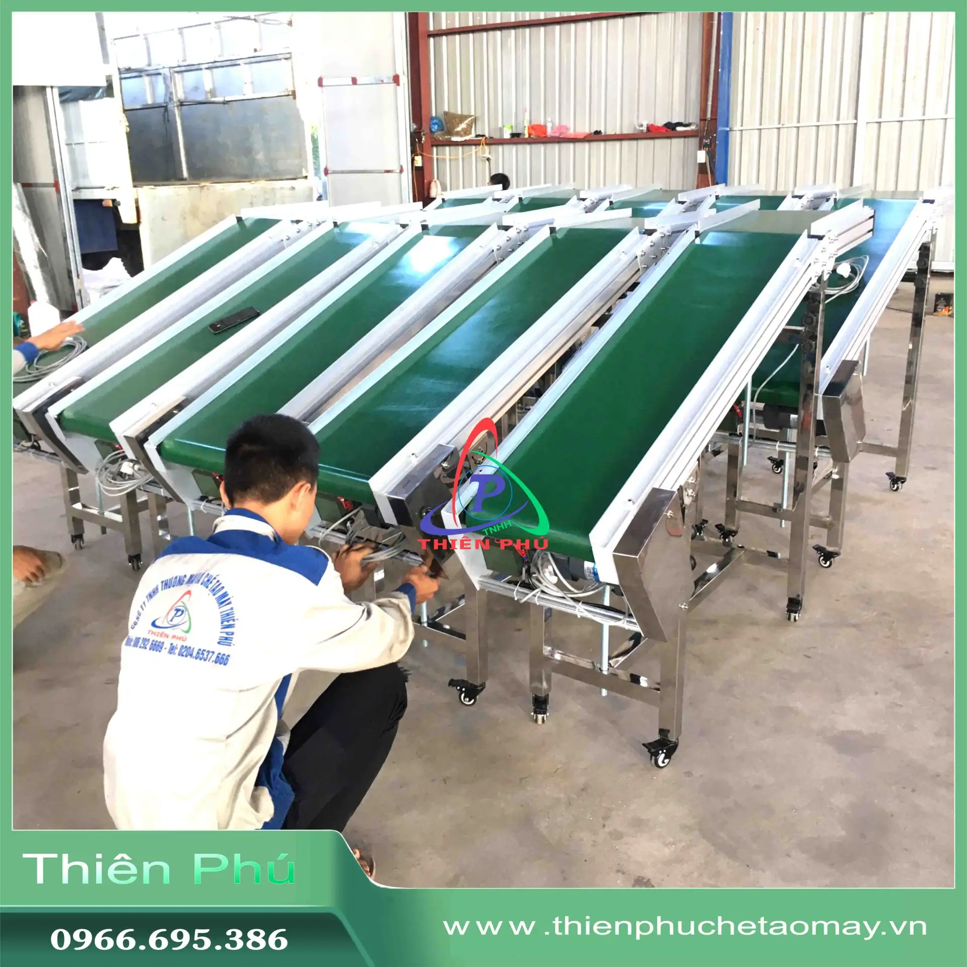 Băng Tải PVC Lắp Ráp Linh Kiện Điện Tử
