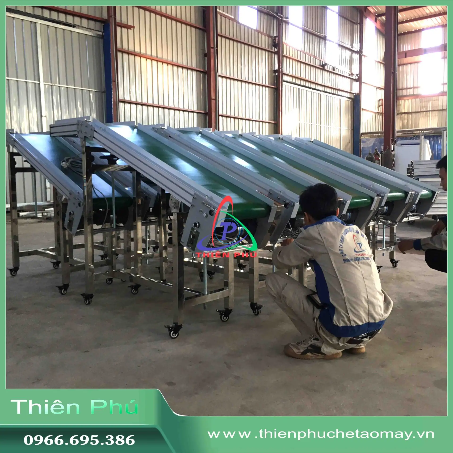 Băng Tải PVC Lắp Ráp Linh Kiện Điện Tử