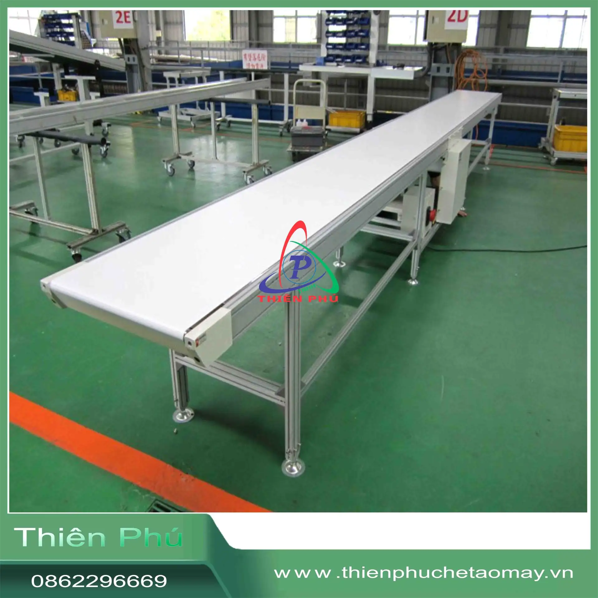Băng Tải PVC Màu Trắng