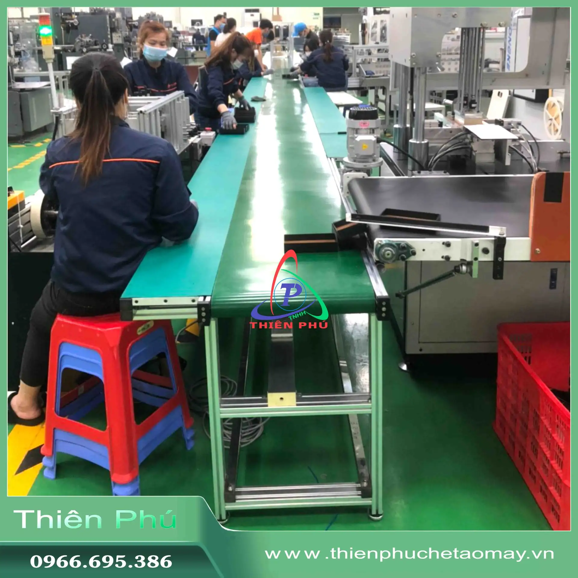 Băng Tải PVC Thu Gom Hàng