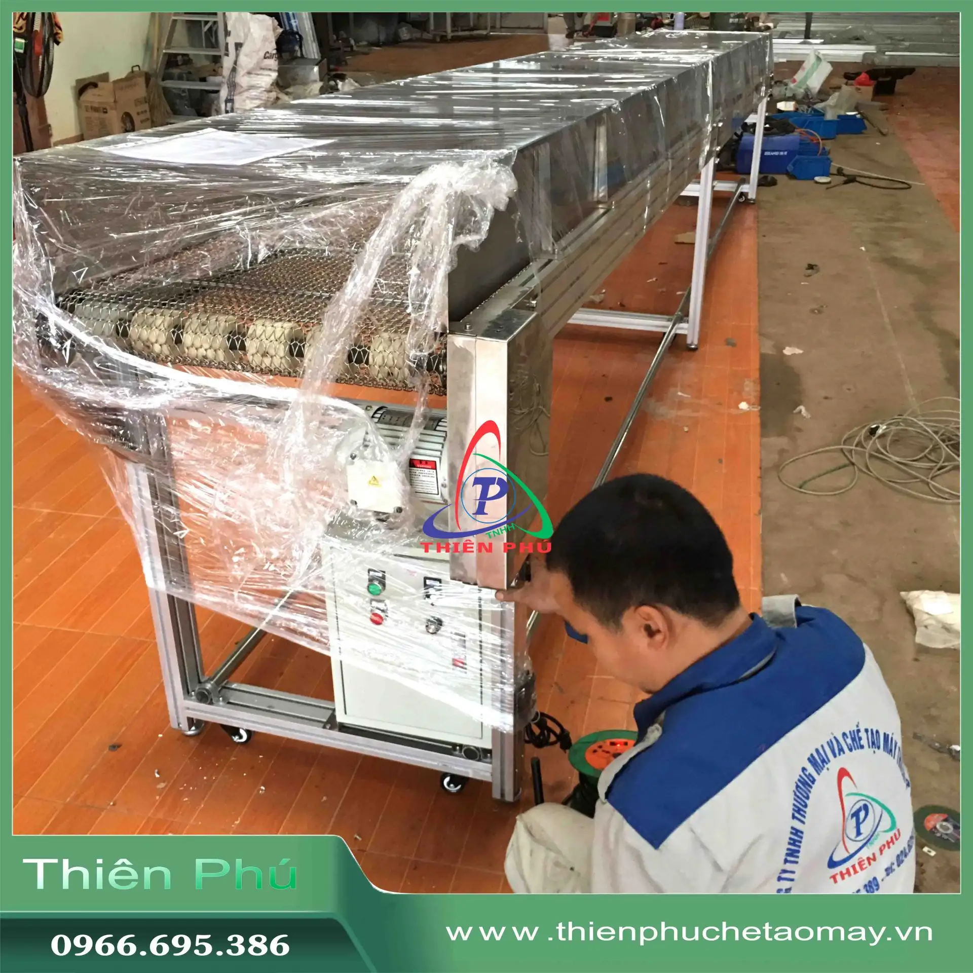 Khung Băng Tải Lưới Inox, Xích Inox