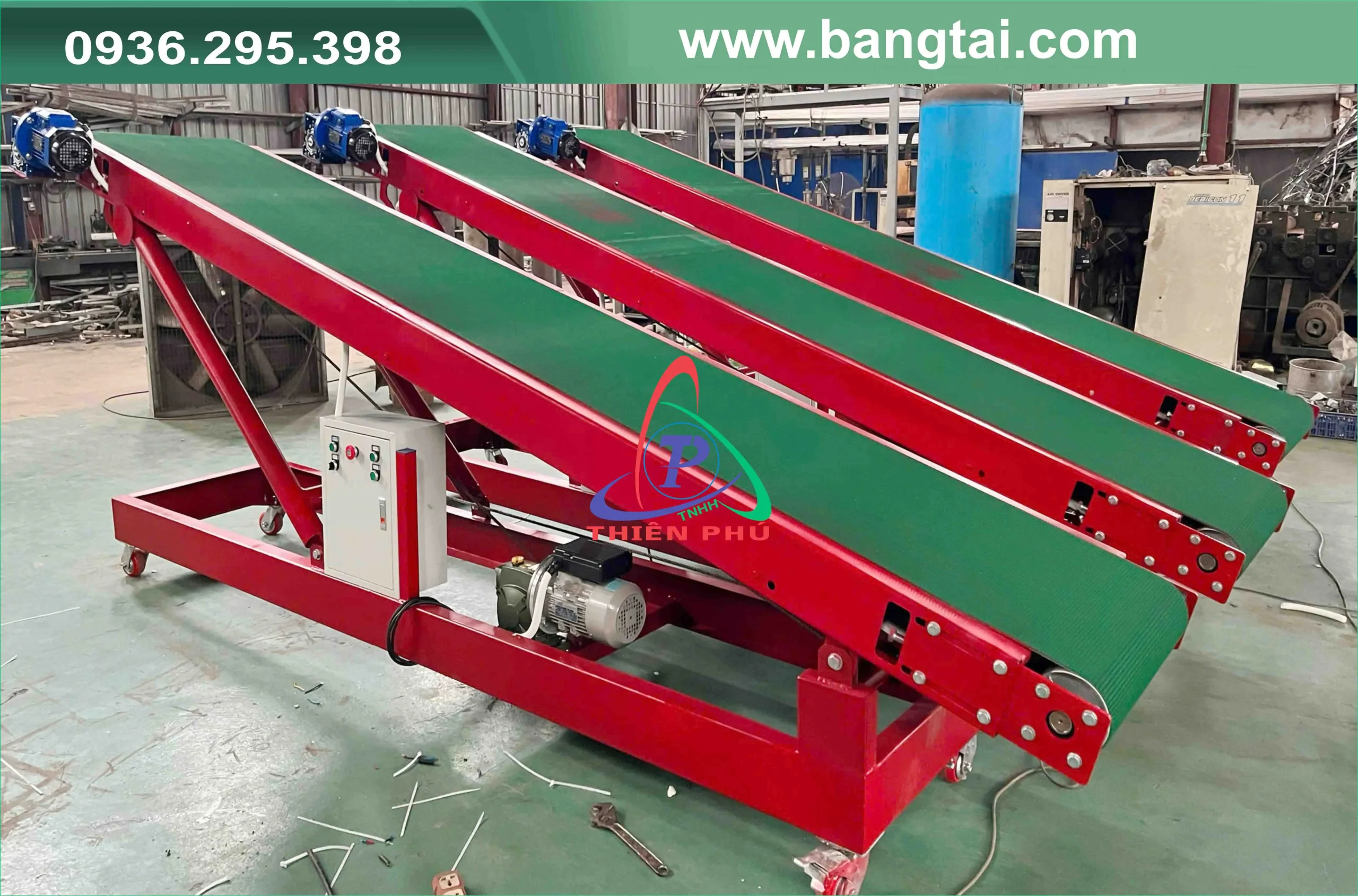 Băng Tải Chuyển Thùng Hàng