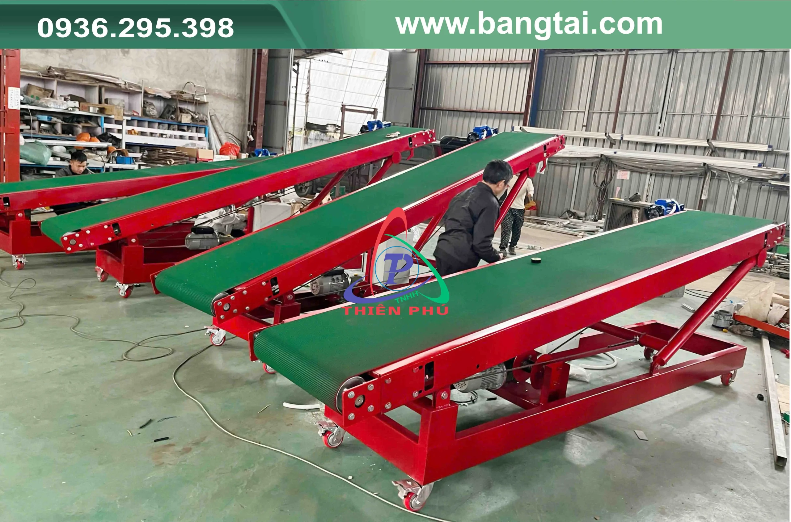 Băng Tải Chuyển Thùng Hàng
