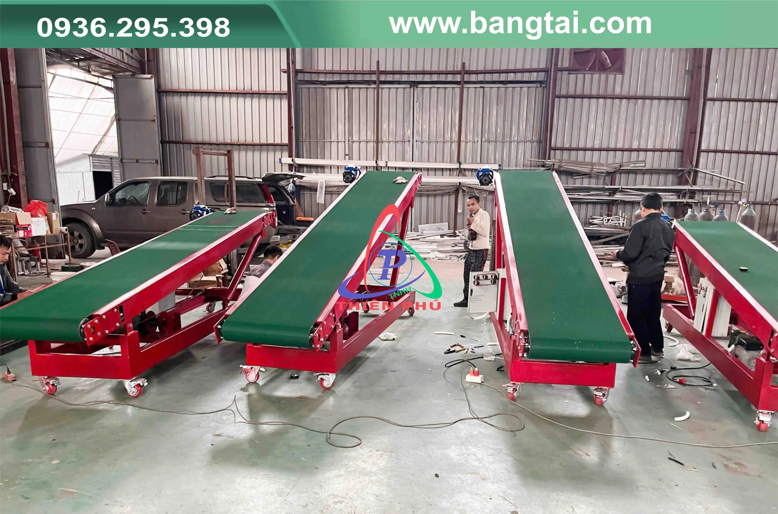 Băng Tải Chuyển Thùng Hàng